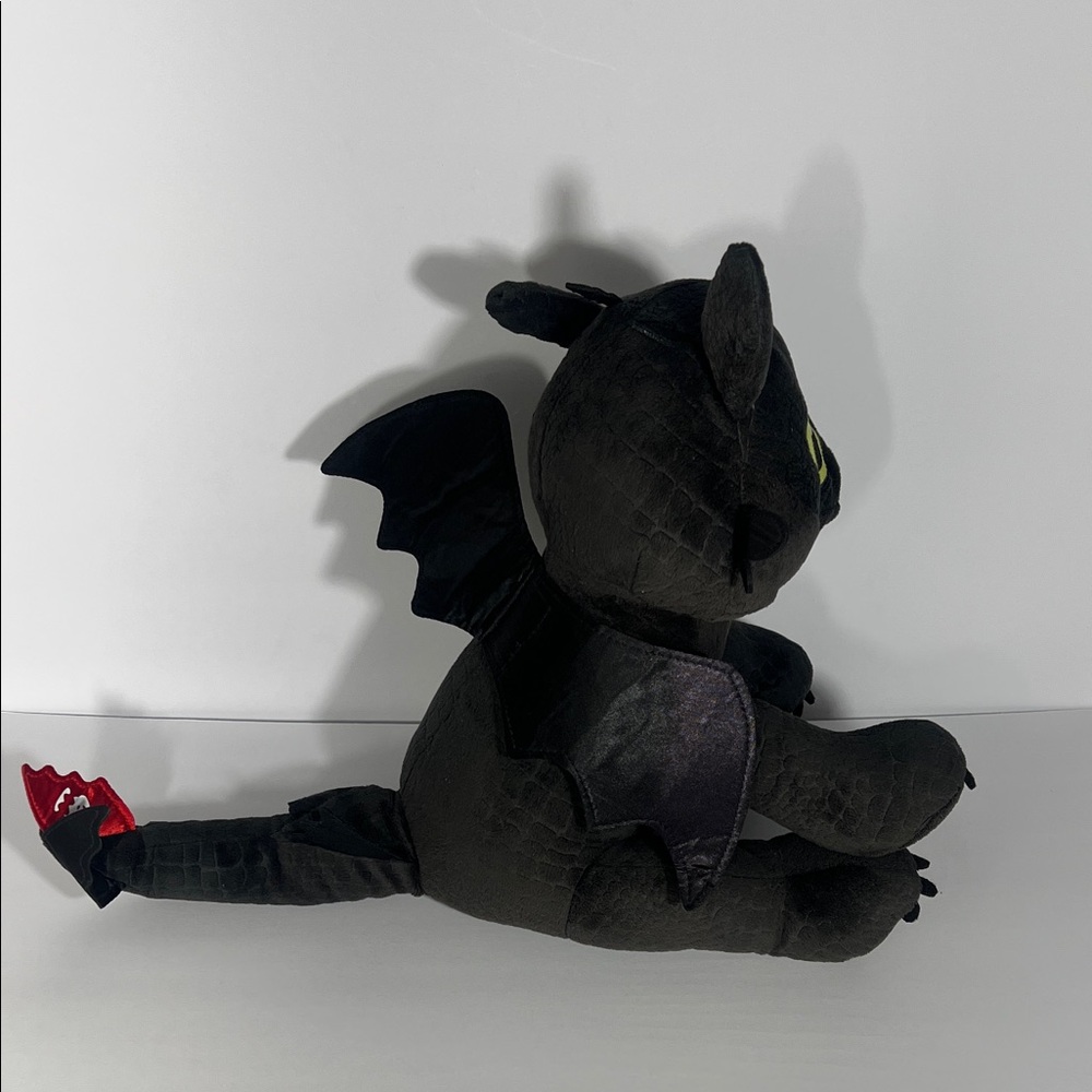 Build a Bear Toothless Black Dragon Plush Toy-How to Train Your Dragon Dreamwork - Picture 6 of 9